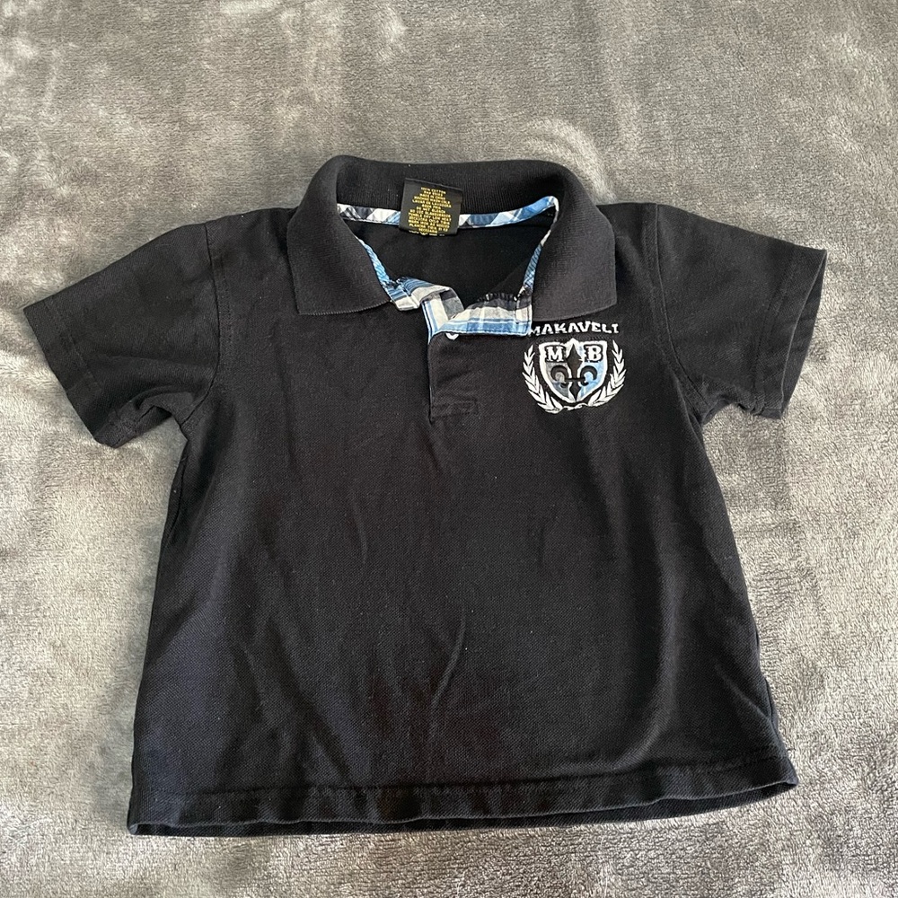 Boys Makaveli Polo Tee Shirt Top